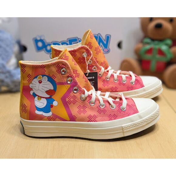 Converse Chuck 70 Doraemon Limited Edition Unisex High Top Sneakers W10 M8 NIB - Picture 1 of 13
